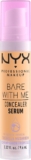 Sérum corrector de maquillaje Nyx Bare with Me Concealer baja a un excelente precio