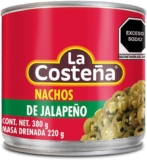 Chiles jalapeños rodajas Nachos la Costeña lata de 380 g bajan a su menor precio