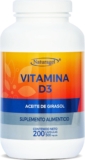 Suplemento alimenticio Vitamina D3 aceite de Girasol con 200 cápsulas baja a su menor precio + 3 meses sin intereses
