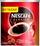 Nescafé Clásico lata de 1 kg rinde más de 500 tazas baja a su menor precio
