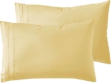 Juego de 2 fundas para almohada microfibra de 1800 hilos baja de precio