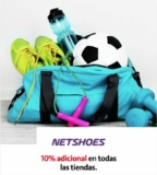 Código de cupón Netshoes de 10% de descuento adicional al pagar con Santander