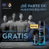 Recibe muestra Gratis del nuevo desodorante Nivea Men Deep Beat
