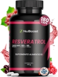 Suplemento alimenticio antioxidantes Resveratrol 1000 mg con 180 cápsulas baja a su menor precio