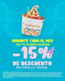 Promo de Cumpleaños Nutrisa: 15% de descuento y un conito gratis