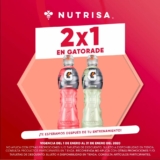 2×1 en Gatorade en Nutrisa durante enero 2021