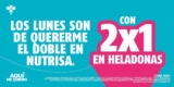 2×1 en Heladonas en Nutrisa los lunes