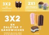 2×1 en helado bola doble y 3×2 en paletas en Nutrisa