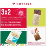 Promoción Nutrisa Fiestas Patrias: 3×2 en botanas