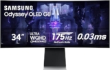 Oferta flash en Monitor OLED curvo Samsung Odyssey G8 Ultra WQHD de 34 pulgadas en su precio histórico más bajo + 12 meses sin intereses
