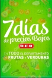 Ofertas HEB frutas y verduras 7 Días de Precios bajos del 24 al 30 de abril 2018