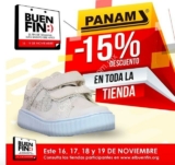 Ofertas Panam El Buen Fin 2018: 15% de descuento en toda la tienda