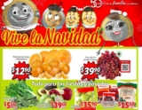 Ofertas Soriana Mercado y Express frutas y verduras fin de semana del 21 al 24 de diciembre