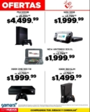 Ofertas en consolas en Gamers: Xbox One o Wii U a $1999, PS4 a $4499 y más