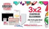 3×2 en articulos escolares seleccionados en Office Depot