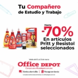 En Office Depot hasta 70% de descuento en artículos Pritt y Resistol seleccionados