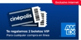 Promo Office Depot American Express: boletos Cinépolis VIP Gratis con tus compras