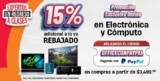 Cupón Office Depot de 15% de descuento adicional en electrónica y cómputo con Paypal