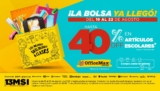 Promo la Bolsa Office Max: hasta 40% de descuento en los útiles que quepan en tu bolsa