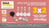 Días PyMES Office Max: 3×2 en folders, etiquetas y mas