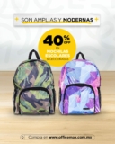 En Office Max mochilas escolares rebajadas a solo $119