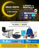 Venta Nocturna OfficeMax 31 de agosto: Pantalla de 32″ a sólo $999 en compras a partir de $6,999 y más