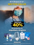 En OfficeMax obtén hasta 40% de descuento en productos de seguridad y limpieza si trabajas en sector salud