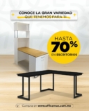 70% de descuento en escritorios seleccionados en OfficeMax