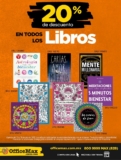 En Office Max 20% de descuento en todos los libros