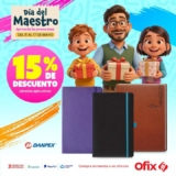 Día del Maestro Ofix: 15% de descuento en libretas ejecutivas Danpex