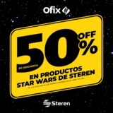 Productos de Star Wars Steren a mitad de precio en Ofix