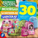 En Ofix hasta 30% de descuento en mochilas, loncheras y lapiceras