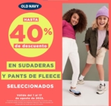 En Old Navy hasta 40% de descuento en sudaderas y pants participantes