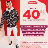 En Old Navy hasta 40% de descuento en jeans, chamarras, abrigos, sudaderas y pants seleccionados