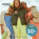 Hasta 50% de descuento en ropa deportiva Old Navy Active