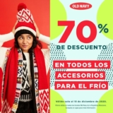 70% de descuento en accesorios para frío en tiendas Old Navy sólo hoy