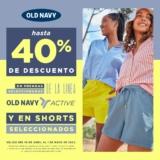 En Old Navy hasta 40% de descuento en shorts y prendas Active