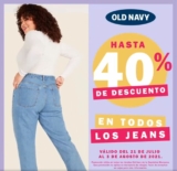 Promoción Old Navy Regreso a Clases: Hasta 40% de descuento en jeans