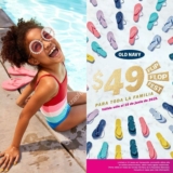 Promoción Old Navy Flip Flop Fest 2019: Sandalias para toda la familia a $49 el sábado 15 de junio