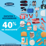 Promoción Old Navy San Valentín 2019: 40% de descuento en zapatos y accesorios para toda la familia