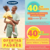 Ofertas Padres Old Navy: Hasta 40% de descuento en sudaderas, pants, línea Active, niños y bebés