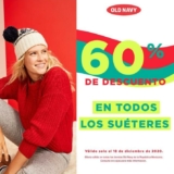60% de descuento en suéteres en Old Navy sólo hoy
