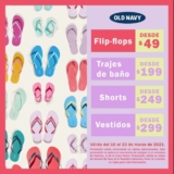 Ofertas de Primavera Old Navy: flip flops desde $49, trajes de baño desde $199, vestidos desde $299 y más