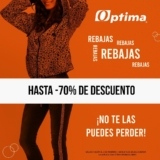 Rebajas Optima 2020 de hasta 70% de descuento en mercancía seleccionada