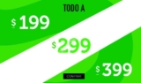 Promoción ösom de todo a $199, $299 y $399
