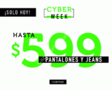 Ofertas ösom Cyber Week: pantalones y jeans a $599 pesos o menos