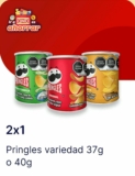 Cupón Oxxo 2×1 en papas Pringles