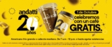 Café Andatti GRATIS en Oxxo hoy 1 de octubre por el Día del Café