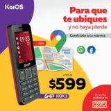 En Oxxo celular smartphone Ghia Kaios por $599 pesos