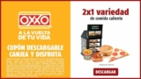 Nuevos cupones Oxxo: 2×1 en comida caliente, en atún dolores, cacahuates Mafer y más